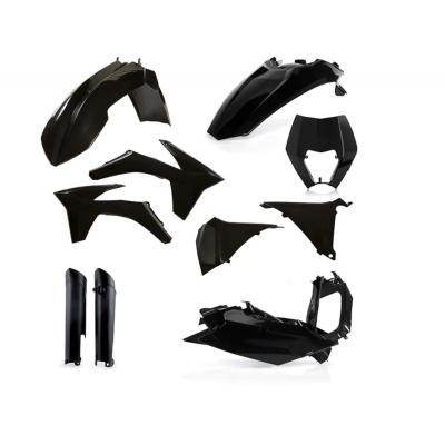Σετ πλαστικά μοτοσυκλέτας ACERBIS για KTM EXC/EXC-F 12-13 Black